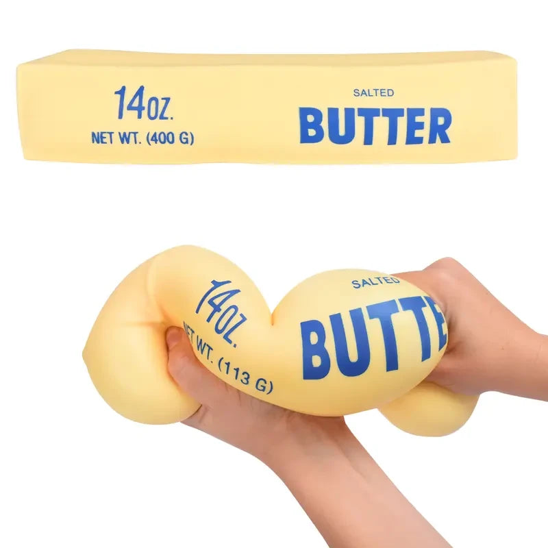 Jumbo Butter Stress Ball Toy