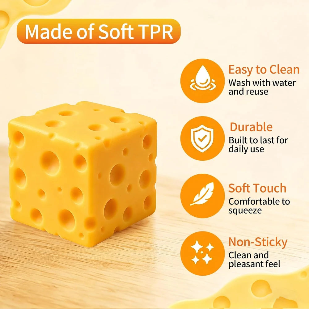 Cheese Squishy Stress Relief Toy