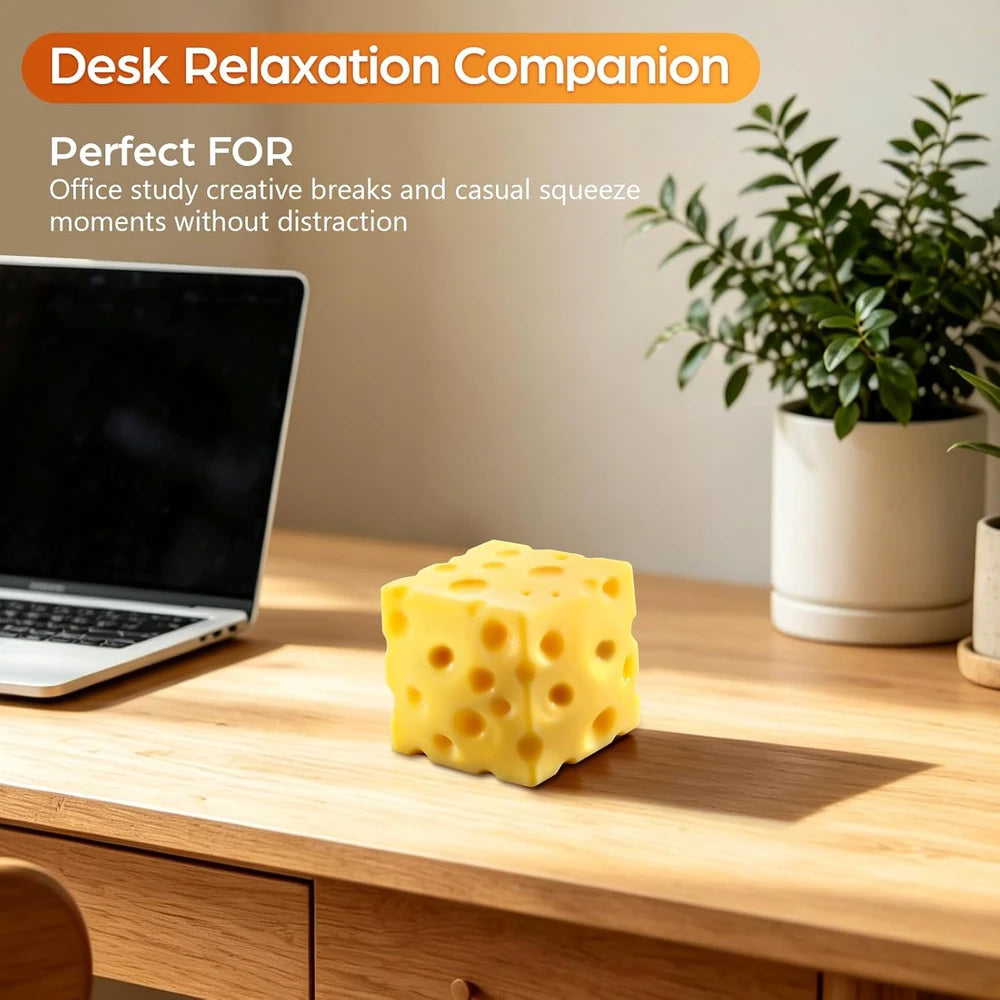Cheese Squishy Stress Relief Toy